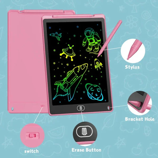 Multicolor Lcd Writing Tablet For Kids Play, Education And Learning 8.5 Inches